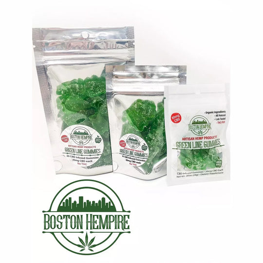Green Line CBD Gummies – Green Apple 20mg Each