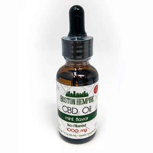 1000mg Mint Flavored Iso-Filtered CBD Oil – THC FREE