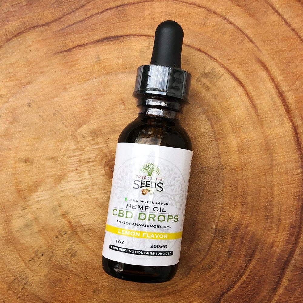 Hemp Oil CBD Drops - Lemon