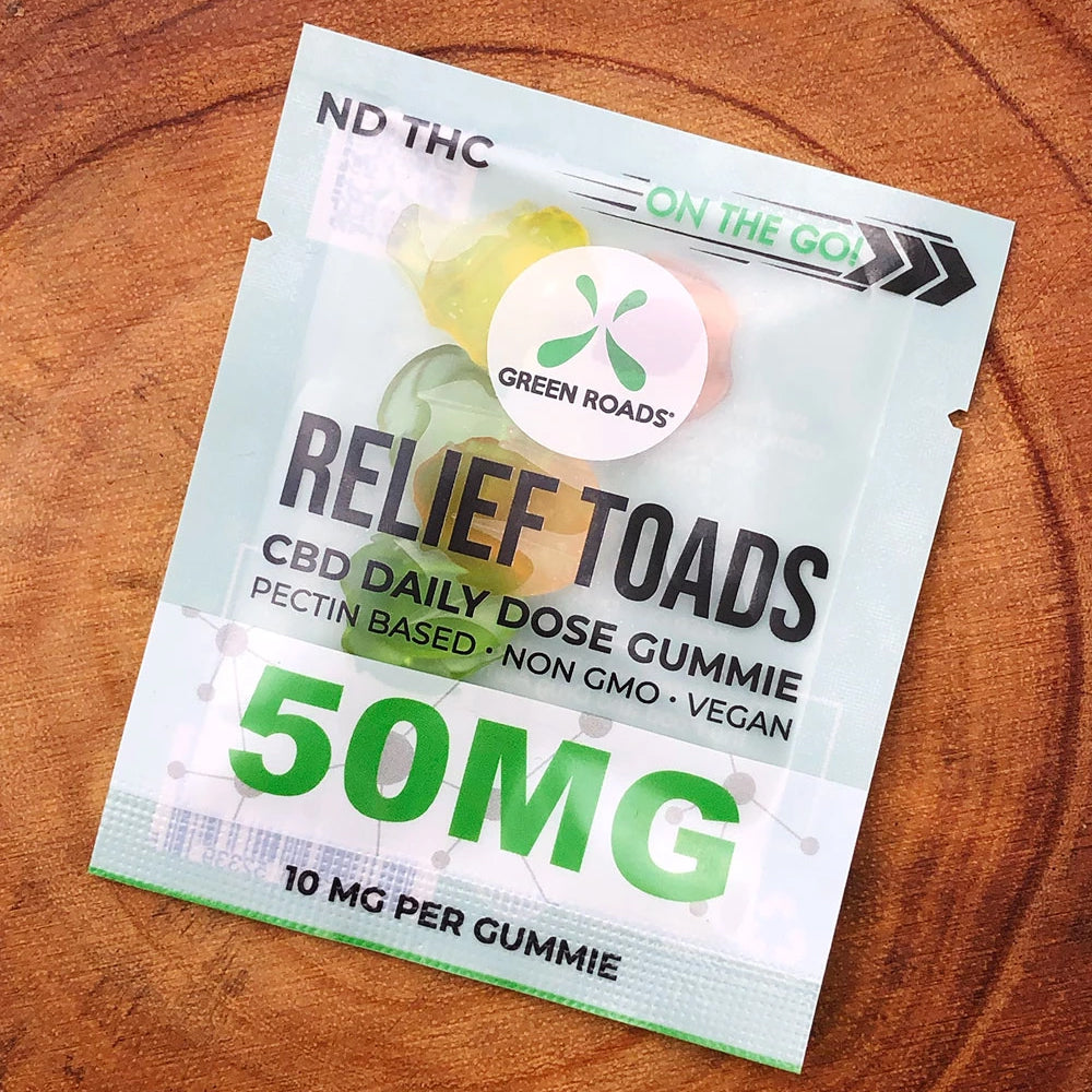 Relief Toads On The Go Gummies - 50mg