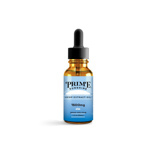 0% THC Broad-Spectrum CBD Oil Drops 1500mg / 30ml