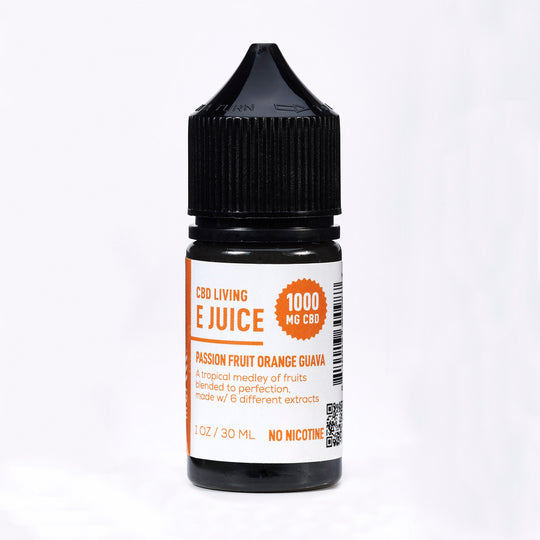 CBD Living E-Juice 1000mg – Passion Fruit Orange Guava