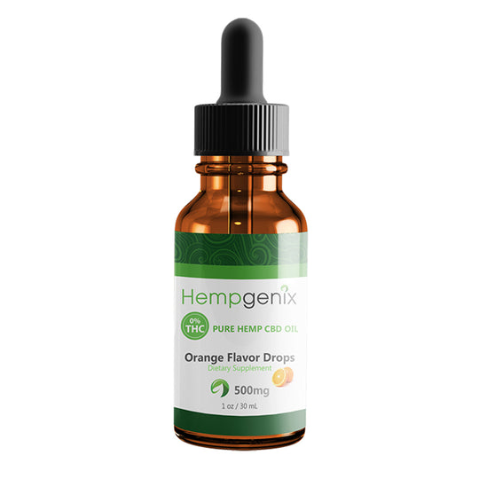 CBD Oil 500mg 1oz Orange Flavor