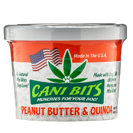 Peanut Butter & Quinoa Cani Bits