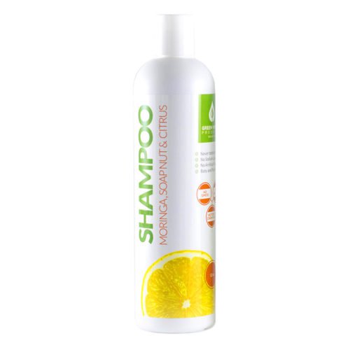 Moringa Hair Shampoo 12oz Soapnut and Orange Citrus