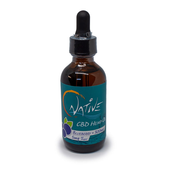 Blueberry Flavored CBD Oil w/ Dropper
