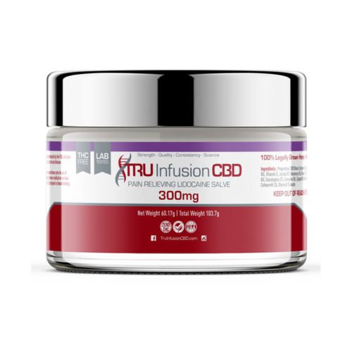 Tru Infusion 300mg All-Natural CBD Pain Salve with Lidocaine
