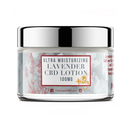 Ultra Moisturizing 100mg Lavender CBD Lotion