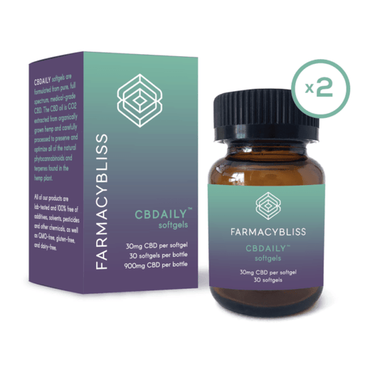 Farmacybliss 2 x CBDAILY™ Softgels (10% off)