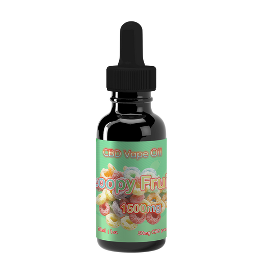 CBD Vape Oil 1500mg 1oz Loopy Fruits