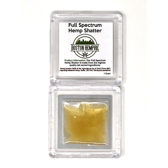 1 gram CBD Shatter – 81.81% CBD
