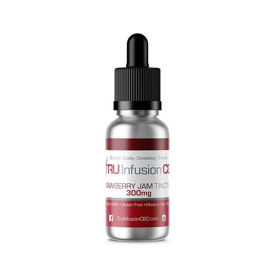 Tru Infusion – CBD Oil Tincture – Strawberry Jam 300mg