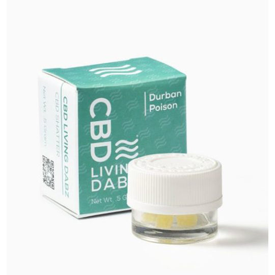 CBD Living Dabz Shatter – Durban Poison 500 mg