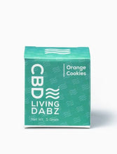 Load image into Gallery viewer, CBD Living Dabz Shatter – Orange Cookies 500 mg