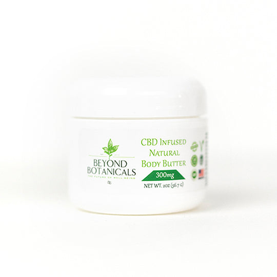 CBD Natural Body Butter 2oz  300mg