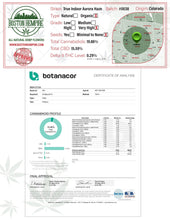Load image into Gallery viewer, Organic True Indoor Aurora Haze 1/8oz – 15.6% CBD
