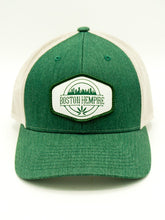 Load image into Gallery viewer, Boston Hempire Green Trucker Snapback