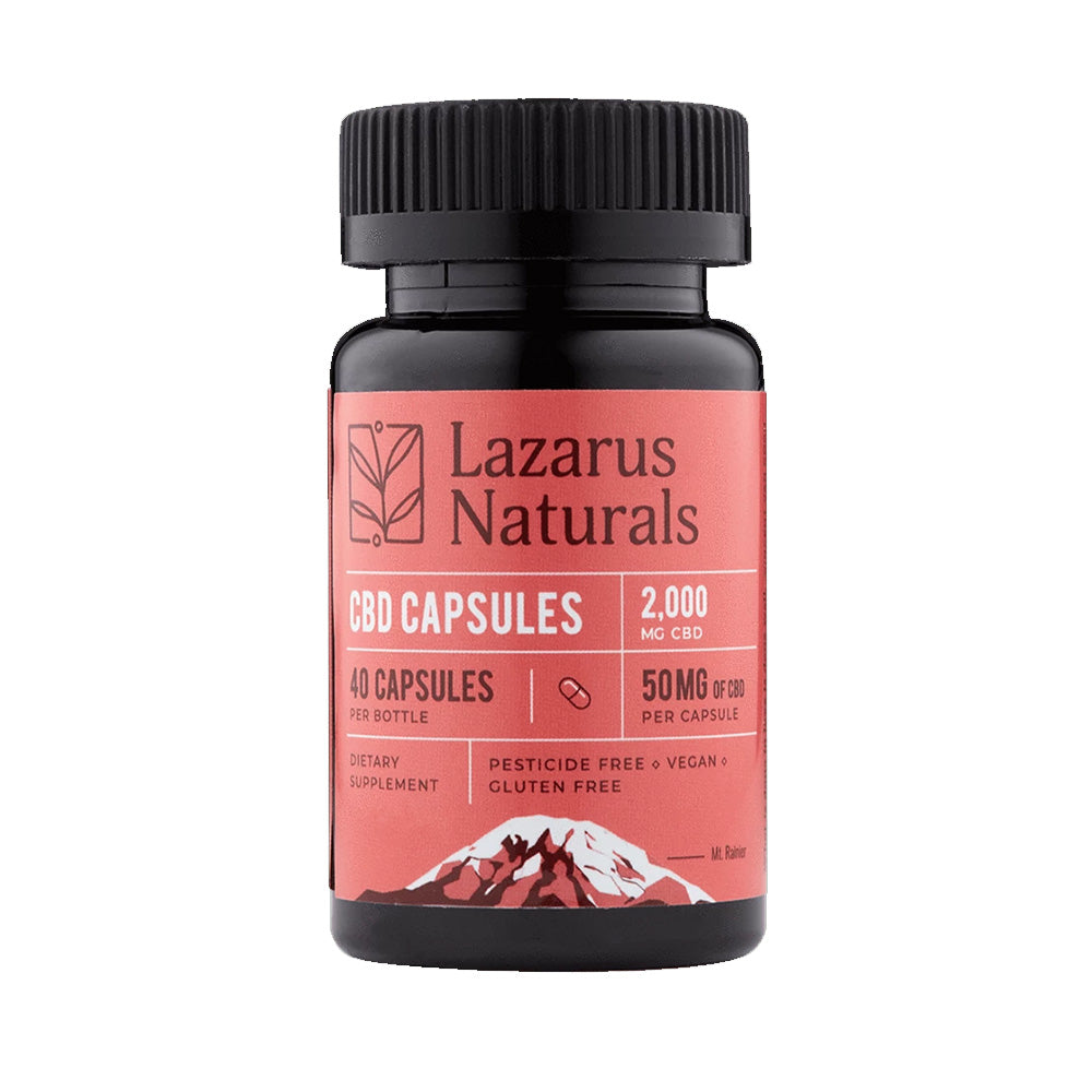 Lazarus Naturals 50mg Capsules 40ct