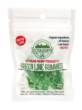 Load image into Gallery viewer, Green Line CBD Gummies – Green Apple 20mg Each
