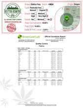 Load image into Gallery viewer, Organic Elektra Purp – 14% CBD