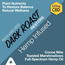 Load image into Gallery viewer, Full Spectrum Hemp Oil Infused Coffee - Restore Dark Roast
