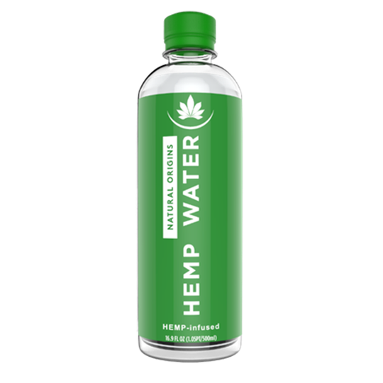Natural Origins Hemp Water 16.9oz 24 Pack Case