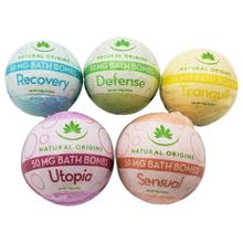 Load image into Gallery viewer, CBD Scented Bath Bombs