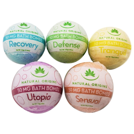 CBD Scented Bath Bombs