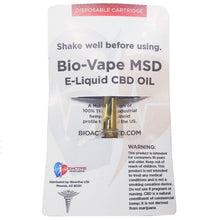 Load image into Gallery viewer, BioActive 500mg MCT Bio-Vape E-Liquid MSD CBD Cartridge