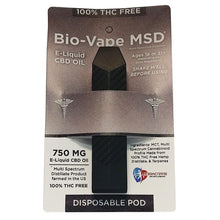 Load image into Gallery viewer, BioActive 750mg MCT Bio-Vape MSD Disposable CBD Vape Pen