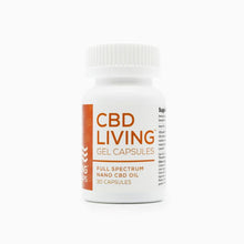 Load image into Gallery viewer, CBD Living 25 MG – 30 Count Gel Capsules