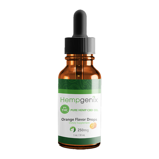CBD Oil 250mg 1oz Orange Flavor