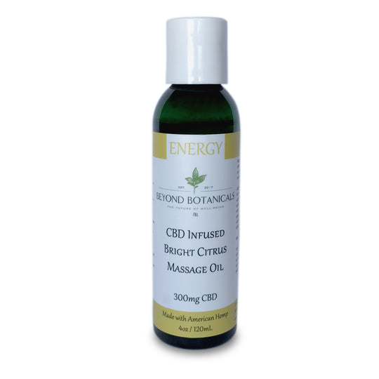 CBD Massage Oil Energy 4oz 300mg