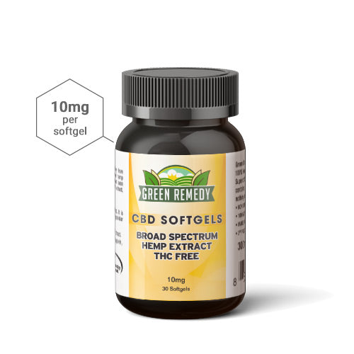 10mg CBD Broad Spectrum Softgels