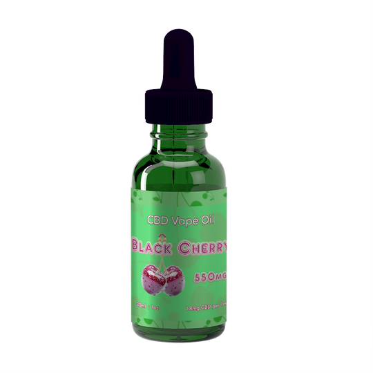 CBD Vape Oil 550mg Black Cherry
