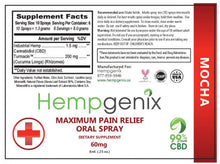 Load image into Gallery viewer, CBD Pain Relief Oral Spray With CBD