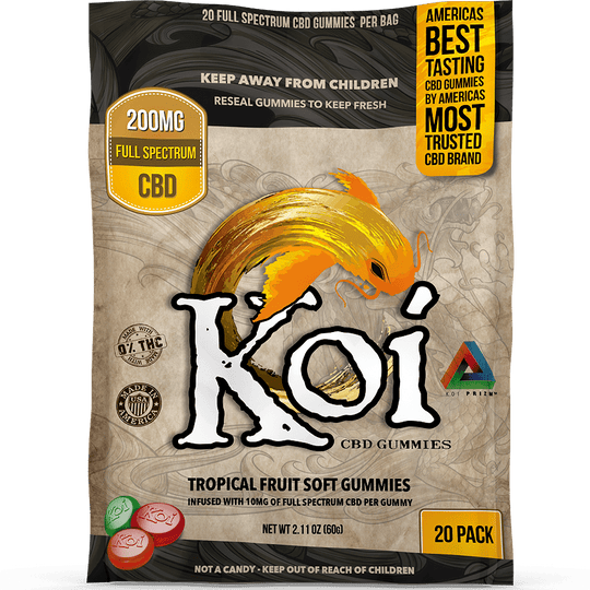 Koi CBD Tropical Fruit Soft Gummies