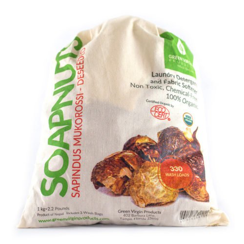 Moringa Soap Nuts 330 Loads Laundry and Fabric Softener (Sapindus Mukorossi – Deseeded)