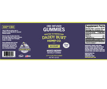 Load image into Gallery viewer, CBD Gummies  Mixed Berry
