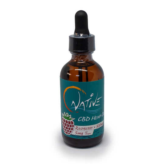 Raspberry Flavored CBD Oil w/ Dropper
