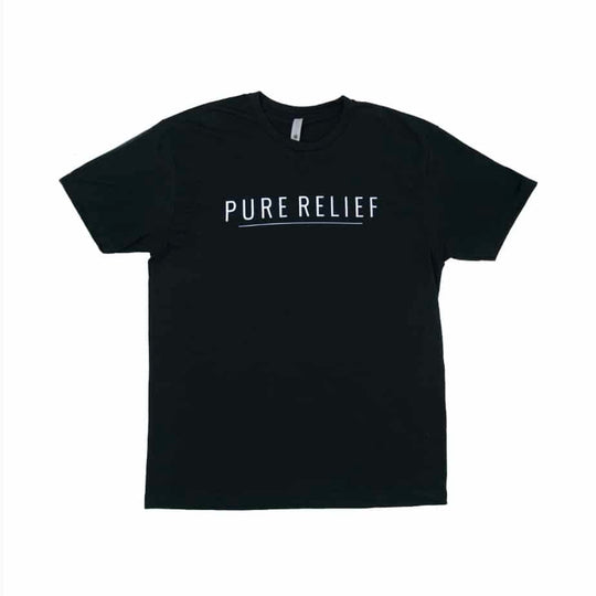 Pure Relief Logo Black T-Shirt