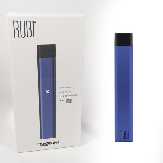 Rubi Pod Starter Kit – Refillable CBD Inhaler by Kandypens – Blue
