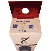 Load image into Gallery viewer, Inhaler Cartridge 300mg CBD MCT Oil- Blueberry, Pineapple, Mango, Pina Colada