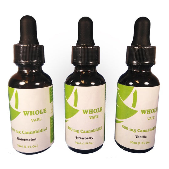 Plant Health 500mg Whole Vape CBD Vape Liquid In Vegetable Glycerin Base