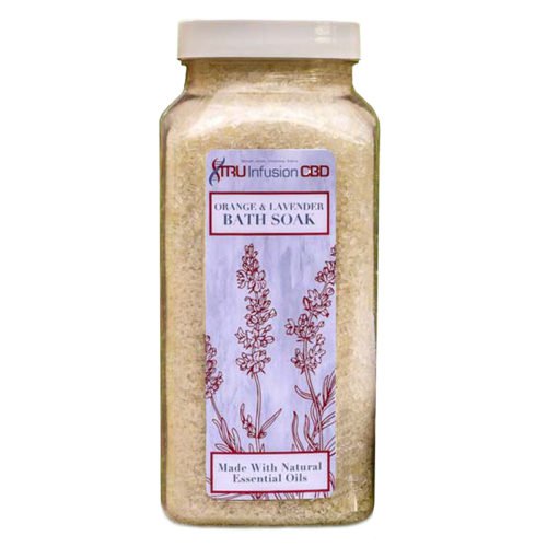 Tru Infusion 300mg Orange and Lavender CBD Bath Salts