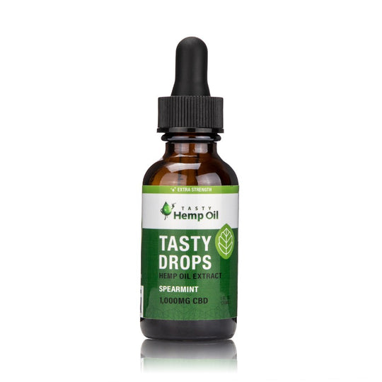 Hemp Oil Tincture (1,000mg CBD) | Tasty Drops