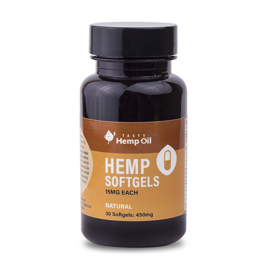 Tasty Hemp Oil Softgels 30-Pack (450mg CBD)
