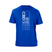 Load image into Gallery viewer, CBD Living T-Shirts – Royal Blue