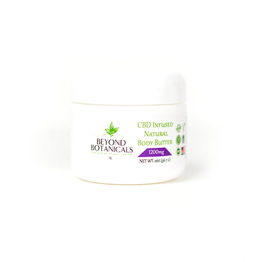 CBD Natural Body Butter 2oz  1200mg