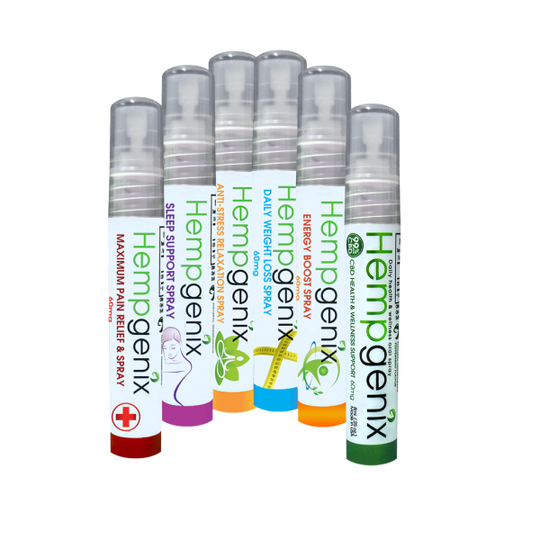 6 Pack CBD Oil Sprays